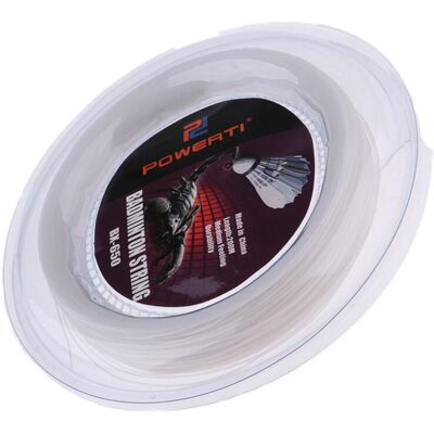 Unbranded (White, 200m) Long-lasting Nylon Badminton Racket String Superior Flexibility Unbranded (White, 200m) Long-lasting Nylon Badminton Racket String Superior Flexibility