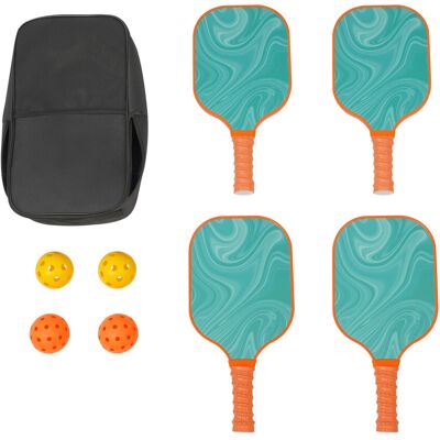 Unbranded Pickleball Set 4 Pickleball Rackets 4 Balls Unbranded Pickleball Set 4 Pickleball Rackets 4 Balls