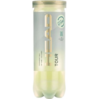 Head Tour Tennis Balls (Pack of 3) Head Tour Tennis Balls (Pack of 3)