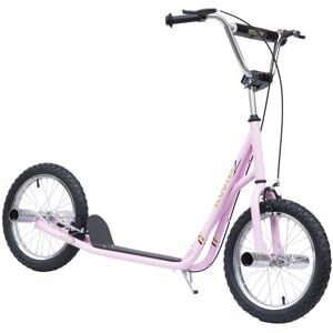 HOMCOM Children's Pink Push Scooter Ride-On Bike HOMCOM Children's Pink Push Scooter Ride-On Bike
