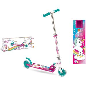 Mondo Be Unique Toys Girls Unicorn Aluminium Scooter Adjustable Handlebar-2 Whee Mondo Be Unique Toys Girls Unicorn Aluminium Scooter Adjustable Handlebar-2 Whee