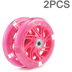 Unbranded (Pink) Led Scooter Wheels 120Mm Lights Flash Unbranded (Pink) Led Scooter Wheels 120Mm Lights Flash