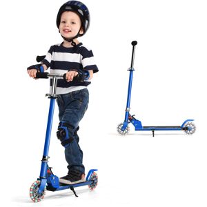 Gymax Kids Folding Adjustable T-Bar Push Kick Aluminum Led Wheel Scooter Gymax Kids Folding Adjustable T-Bar Push Kick Aluminum Led Wheel Scooter