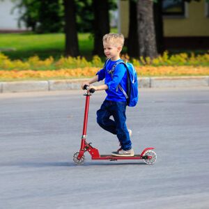 Gymax Kids Folding Adjustable T-Bar Push Kick Aluminum Led Wheel Scooter Gymax Kids Folding Adjustable T-Bar Push Kick Aluminum Led Wheel Scooter