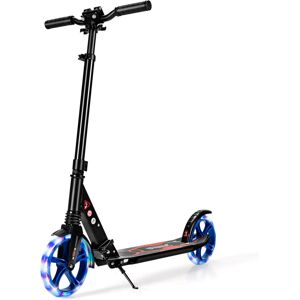 Casart Height-Adjustable Folding Kick Scooter for Kids LED Light-Up Scooter Casart Height-Adjustable Folding Kick Scooter for Kids LED Light-Up Scooter