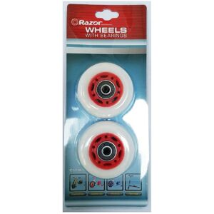 Razor FlashRider/PowerWing 64mm Rear Wheels - Red hub (set of 2) Razor FlashRider/PowerWing 64mm Rear Wheels - Red hub (set of 2)