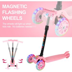 Unbranded Kids Kick Push Scooter 3 Wheels LED Flashing Tilt Boys Girls Scooter Unbranded Kids Kick Push Scooter 3 Wheels LED Flashing Tilt Boys Girls Scooter
