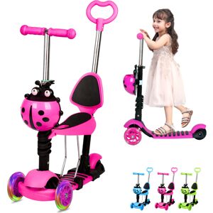 H.yeed (Pink) 3 Wheel Kick Scooter for Age 3-8 Kids Toddler H.yeed (Pink) 3 Wheel Kick Scooter for Age 3-8 Kids Toddler