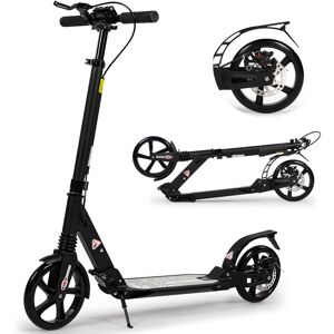 Birtech (Black) Adult Kick Scooter with Double Shock Absorption Birtech (Black) Adult Kick Scooter with Double Shock Absorption