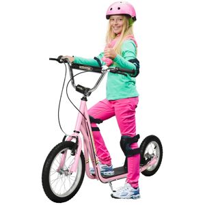 Unbranded Pink Kids Scooter with Adjustable Handlebar & Dual Brakes Unbranded Pink Kids Scooter with Adjustable Handlebar & Dual Brakes