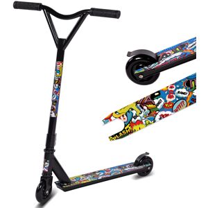 H.yeed (Blue Yellow) Stunt Scooter, Pro Street Stunt Scooters with 100mm PU Wheels H.yeed (Blue Yellow) Stunt Scooter, Pro Street Stunt Scooters with 100mm PU Wheels
