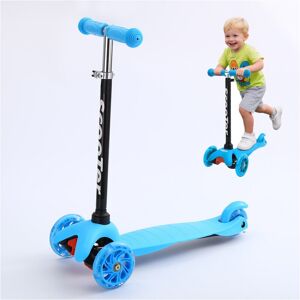 Unbranded Kids Child Kick Push Scooter 3 Wheels LED Flashing Tilt Lean Boys Girls Scooter Unbranded Kids Child Kick Push Scooter 3 Wheels LED Flashing Tilt Lean Boys Girls Scooter