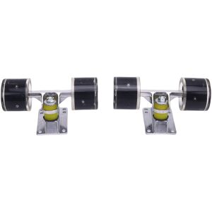 Unbranded Skateboard Trucks & PU Wheels Combo 3.2 Inch Black Alloy Unbranded Skateboard Trucks & PU Wheels Combo 3.2 Inch Black Alloy