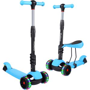 Yoleo Kid's Scooter with Removable Seat, Flashing Wheels Yoleo Kid's Scooter with Removable Seat, Flashing Wheels