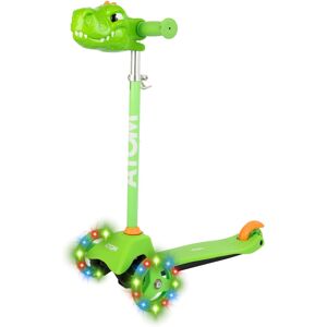 EVO ATOM Light Up Mini Cruiser Scooter with Light-Up Wheels Adjustable Height Hand EVO ATOM Light Up Mini Cruiser Scooter with Light-Up Wheels Adjustable Height Hand