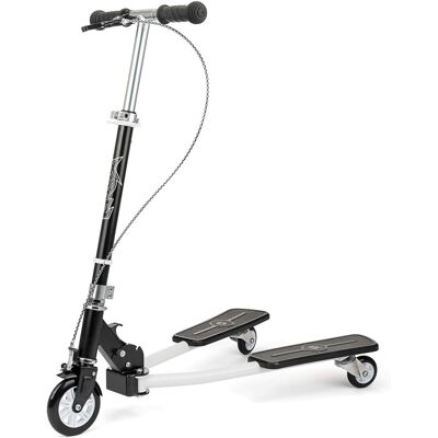Xootz Kids Y Flicker Scissor Scooter, Folding 3 Wheel Tri Drifter Scooter with A Xootz Kids Y Flicker Scissor Scooter, Folding 3 Wheel Tri Drifter Scooter with A