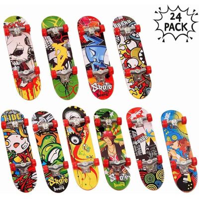 Unbranded (12PCS) 12 Finger Skateboard Fingerboard Skate Board Kids Table Deck Kids Mini G Unbranded (12PCS) 12 Finger Skateboard Fingerboard Skate Board Kids Table Deck Kids Mini G