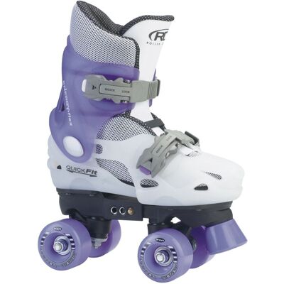 Roller Derby Trans 400 White/Lilac Quad Roller Skates - Size: Jnr11 - 13 Roller Derby Trans 400 White/Lilac Quad Roller Skates - Size: Jnr11 - 13