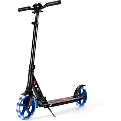 Casart Height-Adjustable Folding Kick Scooter for Kids LED Light-Up Scooter Casart Height-Adjustable Folding Kick Scooter for Kids LED Light-Up Scooter
