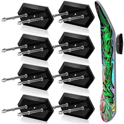Unbranded 8 Pack Skateboard Wall Mount With Screw Floating Skateboard Hanger Skateboard Mo Unbranded 8 Pack Skateboard Wall Mount With Screw Floating Skateboard Hanger Skateboard Mo