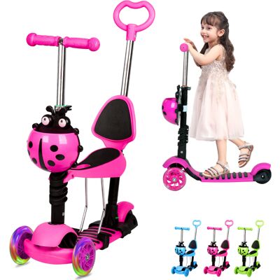 H.yeed (Pink) 3 Wheel Kick Scooter for Age 3-8 Kids Toddler H.yeed (Pink) 3 Wheel Kick Scooter for Age 3-8 Kids Toddler