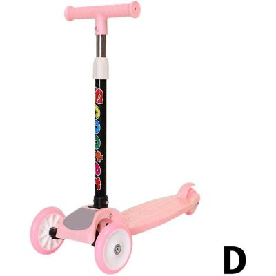 Unbranded Children Scooter 3 Glowing Wheels Folding Scooter Height Adjustable Children's K Unbranded Children Scooter 3 Glowing Wheels Folding Scooter Height Adjustable Children's K