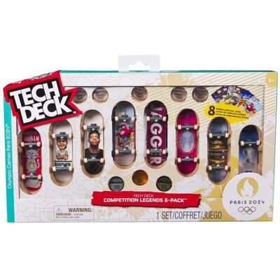 Tech Deck Fingerboard Set Olympic 6070368 - Spin Master Authentic Pro-Grade Mini Tech Deck Fingerboard Set Olympic 6070368 - Spin Master Authentic Pro-Grade Mini