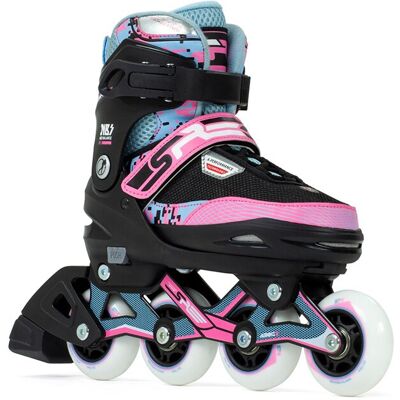 Sfr Skates (Blue/Pink, UK:11J-1J EU:29-33 US:M12J-2) Pixel Adjustable Inline Skates Sfr Skates (Blue/Pink, UK:11J-1J EU:29-33 US:M12J-2) Pixel Adjustable Inline Skates