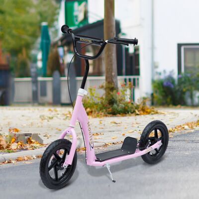 HOMCOM 4 Colours Push Scooter Teen Kids Children Stunt Bicycle Ride On Toy Pink HOMCOM 4 Colours Push Scooter Teen Kids Children Stunt Bicycle Ride On Toy Pink
