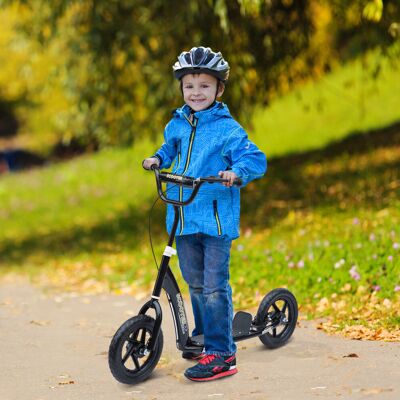 HOMCOM 4 Colours Push Scooter Teen Kids Children Stunt Bicycle Ride On Toy Black HOMCOM 4 Colours Push Scooter Teen Kids Children Stunt Bicycle Ride On Toy Black