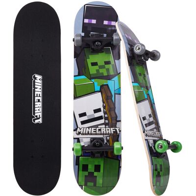 REIZIGER Sakar Minecraft Mob 31 inch Skateboard 9-ply Maple Deck Skate Board f REIZIGER Sakar Minecraft Mob 31 inch Skateboard 9-ply Maple Deck Skate Board f