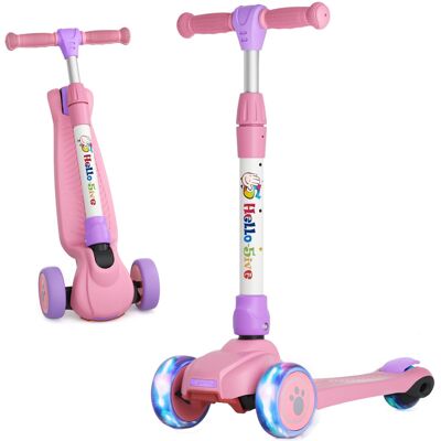 H.yeed 3 Wheel Kids Scooter, Foldable Toddler Scooter H.yeed 3 Wheel Kids Scooter, Foldable Toddler Scooter