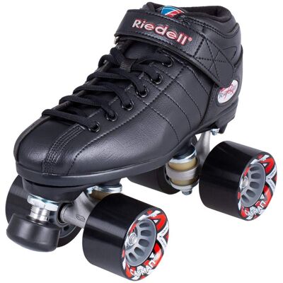 Riedell R3 Roller Skate - Quad Roller Skate for Indoor/Outdoor Black Size 7 Riedell R3 Roller Skate - Quad Roller Skate for Indoor/Outdoor Black Size 7