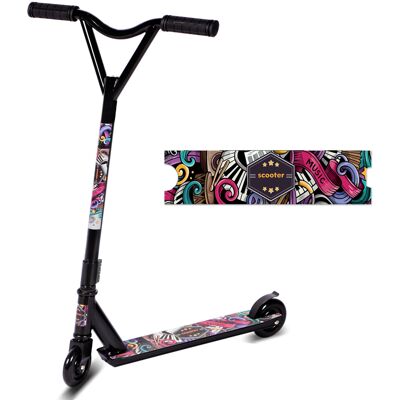 H.yeed (Graffiti) Stunt Scooter, Pro Street Stunt Scooters with 100mm PU Wheels H.yeed (Graffiti) Stunt Scooter, Pro Street Stunt Scooters with 100mm PU Wheels
