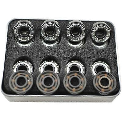 Kikidex (As show, One size) 16Pcs BSB 608 ABEC-11 6 Bead Ceramic Skateboard Bearings Rol Kikidex (As show, One size) 16Pcs BSB 608 ABEC-11 6 Bead Ceramic Skateboard Bearings Rol