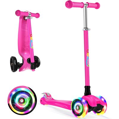 BELEEV Deluxe 3-Wheel Scooter for Kids Age 3-12, Adjustable Height, Lean to Stee BELEEV Deluxe 3-Wheel Scooter for Kids Age 3-12, Adjustable Height, Lean to Stee