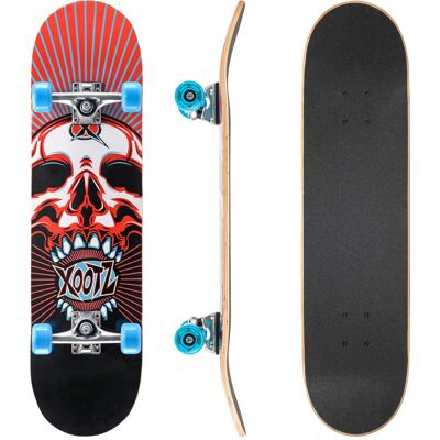 Xootz Kids Skateboard, Double Kick Trick Skate Board with Maple Deck, for Boys & Xootz Kids Skateboard, Double Kick Trick Skate Board with Maple Deck, for Boys &