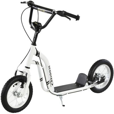 Xootz Kids BMX Scooter, for Beginner and Intermediate Riders, white Xootz Kids BMX Scooter, for Beginner and Intermediate Riders, white