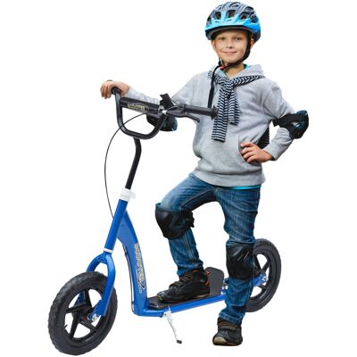HOMCOM Kids Scooter, Toddler Kick Scooter with Adjustable Handlebar, 12" EVA Tyr HOMCOM Kids Scooter, Toddler Kick Scooter with Adjustable Handlebar, 12" EVA Tyr