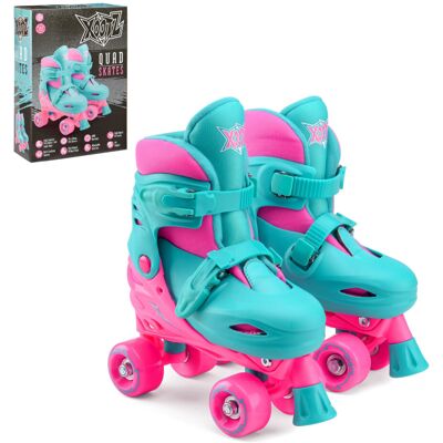 Xootz Kids Quad Skates, Beginner Adjustable Roller Skates Girls, Xootz Kids Quad Skates, Beginner Adjustable Roller Skates Girls,