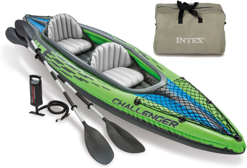 Intex Inflatable Kayak Inflatable Boat Dinghy Canoe Challenger K2 68306NP