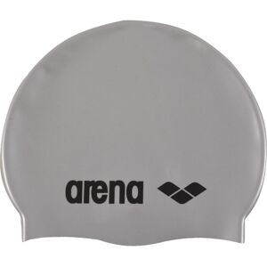 (Silver) Arena Junior Senior Classic Silicone Childrens Kids Cap Swimming Pool H (Silver) Arena Junior Senior Classic Silicone Childrens Kids Cap Swimming Pool H