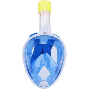 Unbranded (Blue, L/XL) Snorkel Face Mask Swimming Scuba Set Full Anti-Fog Diving For Gopro Unbranded (Blue, L/XL) Snorkel Face Mask Swimming Scuba Set Full Anti-Fog Diving For Gopro
