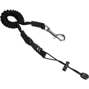 GreenZech (Black) Portable Safety Kayak Canoe Boat Paddle Leash Elastic Fishing Rod Coiled GreenZech (Black) Portable Safety Kayak Canoe Boat Paddle Leash Elastic Fishing Rod Coiled