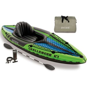 Intex Inflatable Kayak Inflatable Boat Canoe Rowing Boat Challenger K1 68305NP Intex Inflatable Kayak Inflatable Boat Canoe Rowing Boat Challenger K1 68305NP