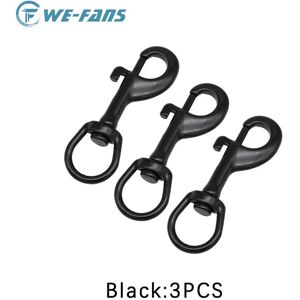nobrand (100MM, Black 3PCS) 316 Stainless Steel Bolt Snap Hook Clip Scuba Diving 90/100M nobrand (100MM, Black 3PCS) 316 Stainless Steel Bolt Snap Hook Clip Scuba Diving 90/100M