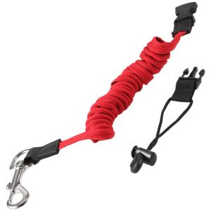 GreenZech (Red) Elastic Kayak Canoe Paddle Leash with Metal Hook Surfboard Surfing Rope Sa GreenZech (Red) Elastic Kayak Canoe Paddle Leash with Metal Hook Surfboard Surfing Rope Sa
