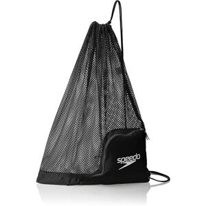 Unisex-Adult Ventilator Mesh Equipment Bag Speedo Black Unisex-Adult Ventilator Mesh Equipment Bag Speedo Black