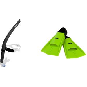 Arena Unisex's Swim Snorkel III, Black, One & Maru Training Fins, Silicone Swimm Arena Unisex's Swim Snorkel III, Black, One & Maru Training Fins, Silicone Swimm