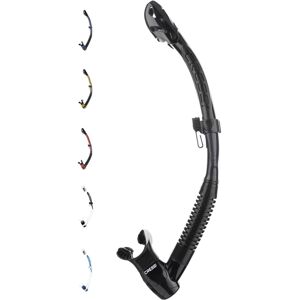 Cressi Itaca Ultra Dry Snorkel - Snorkel Dry for Free Diving and Snorkeling, Bla Cressi Itaca Ultra Dry Snorkel - Snorkel Dry for Free Diving and Snorkeling, Bla